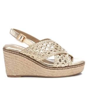 NEW XTI women's wedge sandals in gold